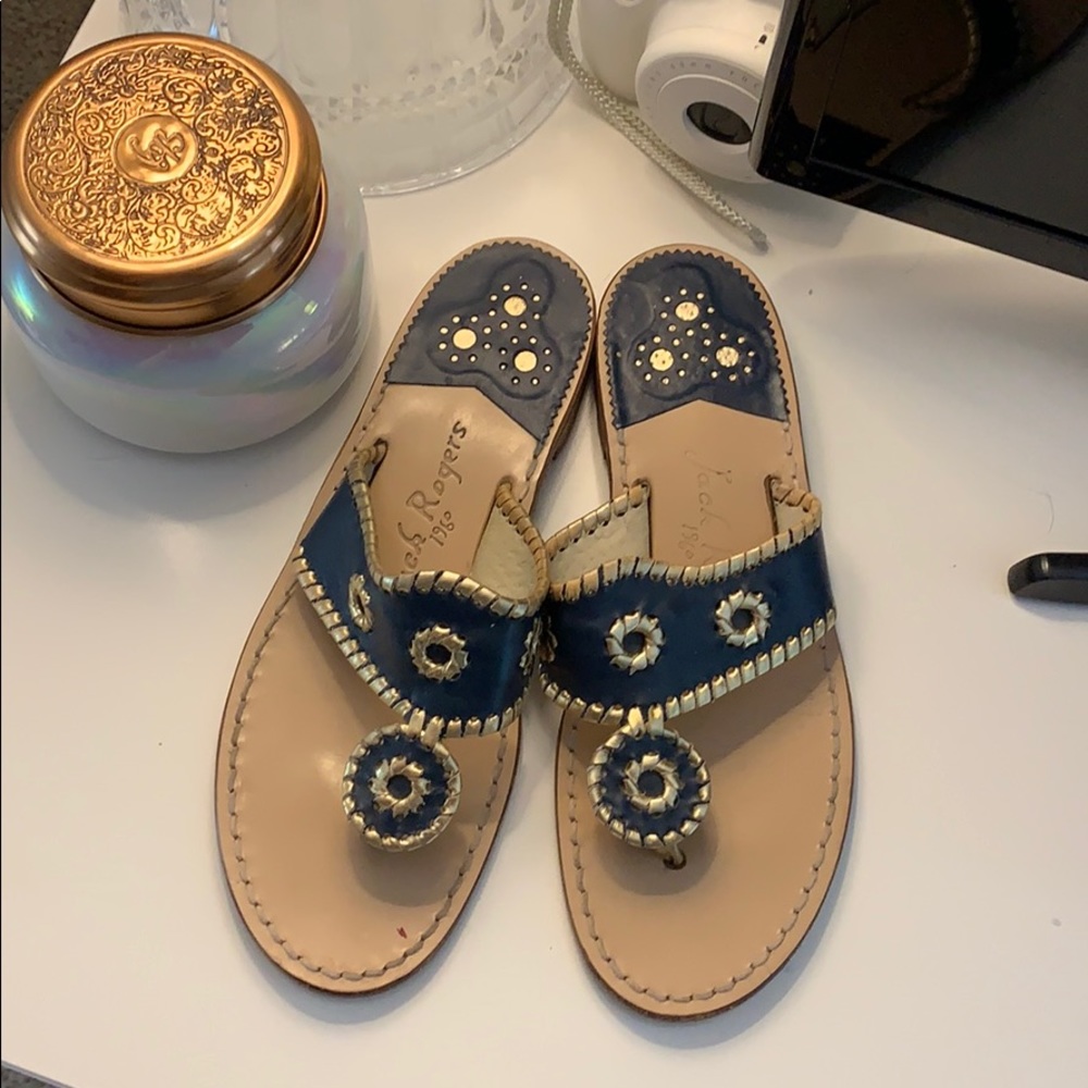 Navy and Gold Jack Rogers